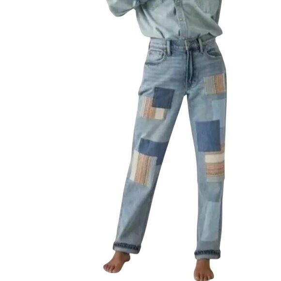 Lucky Brand Lucky Legend Boyfriend Midrise Relaxed Straight Jeans Size 12/31 - Picture 1 of 14